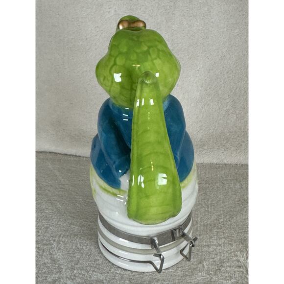 Contained Art Porcelain Airtight Jar Professor Croc 250mL Ceramic Spice Storage - Picture 2 of 6